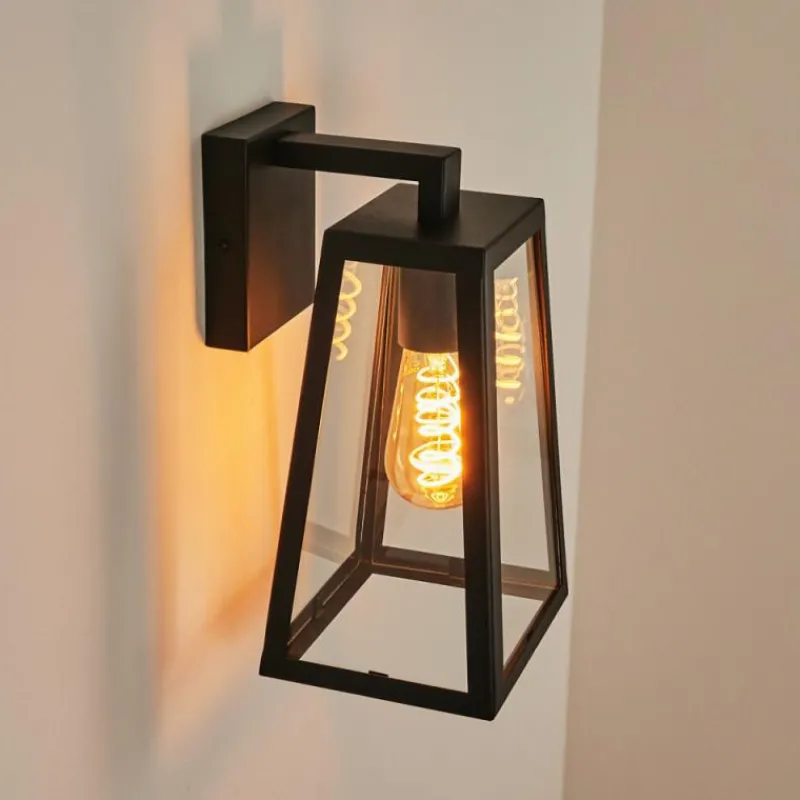 hofstein Applique murale d'extérieur Marobo Noir, 1 lumière