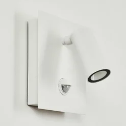 hofstein Applique murale d'extérieur Saeter LED Blanc, 1 lumière, Détecteur de mouvement