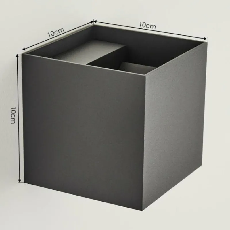 hofstein Applique murale d'extérieur Tamarin LED Anthracite, 1 lumière