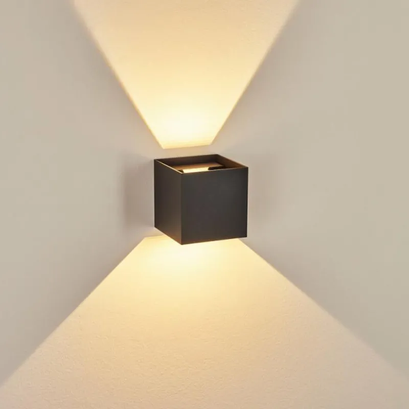 hofstein Applique murale d'extérieur Tamarin LED Anthracite, 1 lumière