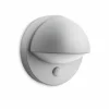 Luminaires Philips Applique murale d'extérieur Philips myGarden June Gris, 1 lumière, Détecteur de mouvement