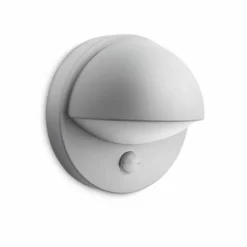Luminaires Philips Applique murale d'extérieur Philips myGarden June Gris, 1 lumière, Détecteur de mouvement