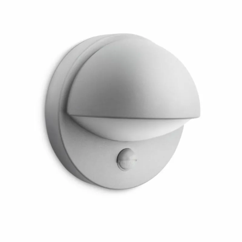 Luminaires Philips Applique murale d'extérieur Philips myGarden June Gris, 1 lumière, Détecteur de mouvement