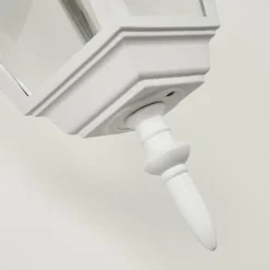 Luminaires Rustiques-hofstein Applique murale d'extérieur Naofe Blanc, 1 lumière