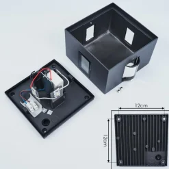 hofstein Applique murale d'extérieur Bedou LED Anthracite, 1 lumière