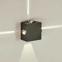 hofstein Applique murale d'extérieur Bedou LED Anthracite, 1 lumière