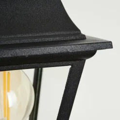 Luminaires Rustiques-hofstein Applique murale d'extérieur Naofe Noir, 1 lumière