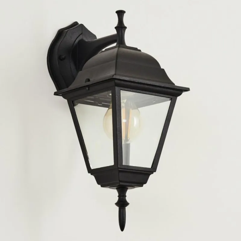 Luminaires Rustiques-hofstein Applique murale d'extérieur Naofe Noir, 1 lumière