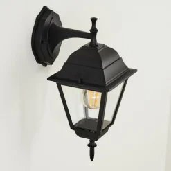 Luminaires Rustiques-hofstein Applique murale d'extérieur Naofe Noir, 1 lumière