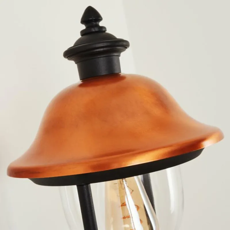 Luminaires Rustiques-hofstein Applique murale d'extérieur Gascon Noir, 1 lumière