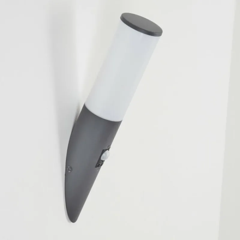 hofstein Applique murale d'extérieur Caserta Anthracite, 1 lumière, Détecteur de mouvement