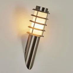 hofstein Applique murale d'extérieur Tunes Nickel mat, 1 lumière