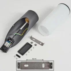 hofstein Applique murale d'extérieur Caserta Anthracite, 1 lumière