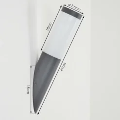 hofstein Applique murale d'extérieur Sessa Anthracite, 1 lumière