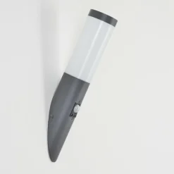 hofstein Applique murale d'extérieur Sessa Anthracite, 1 lumière, Détecteur de mouvement