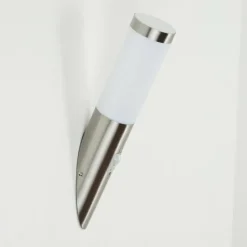 hofstein Applique murale d'extérieur Sessa Nickel mat, 1 lumière, Détecteur de mouvement