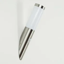 hofstein Applique murale d'extérieur Sessa Nickel mat, 1 lumière, Détecteur de mouvement