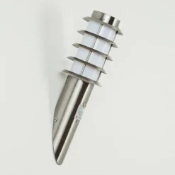 hofstein Applique murale d'extérieur Tunes Nickel mat, 1 lumière, Détecteur de mouvement