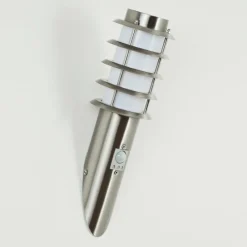hofstein Applique murale d'extérieur Tunes Nickel mat, 1 lumière, Détecteur de mouvement