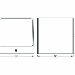 Luminaires Ledvance Applique murale d'extérieur LEDVANCE Smart+ Acier brossé, 1 lumière