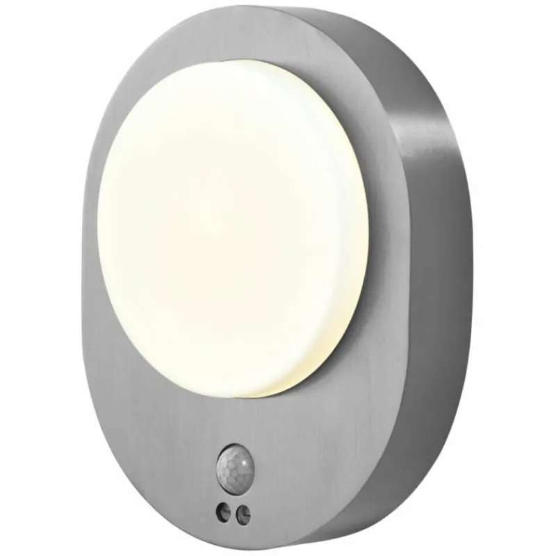 Luminaires Ledvance Applique murale d'extérieur LEDVANCE ENDURA Acier brossé, 1 lumière, Détecteur de mouvement