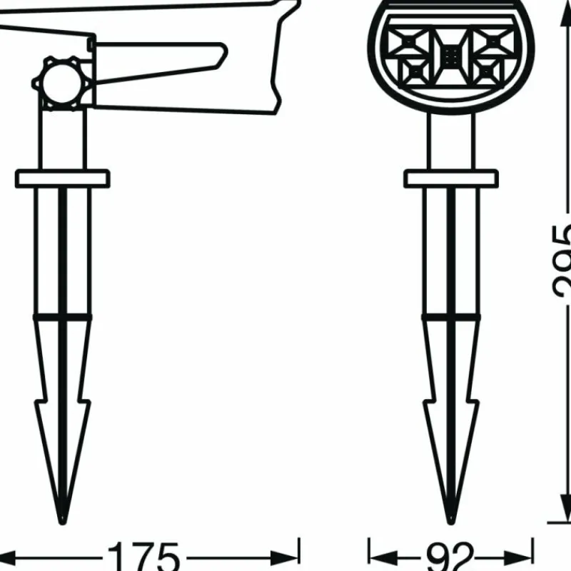 Luminaires Ledvance Applique murale d'extérieur LEDVANCE ENDURA Gris, 1 lumière