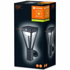 Luminaires Ledvance Applique murale d'extérieur LEDVANCE ENDURA Noir, 1 lumière, Détecteur de mouvement