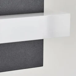 hofstein Applique murale d'extérieur Lisalara LED Anthracite, Blanc, 1 lumière
