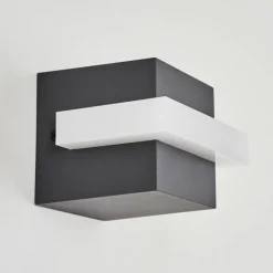 hofstein Applique murale d'extérieur Lisalara LED Anthracite, Blanc, 1 lumière