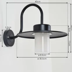 hofstein Applique murale d'extérieur Gstaad, 1 lumière