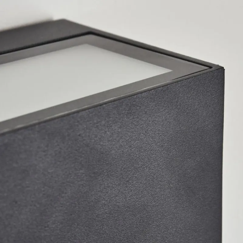 hofstein Applique murale d'extérieur Spidern LED Anthracite, 1 lumière, Changeur de couleurs