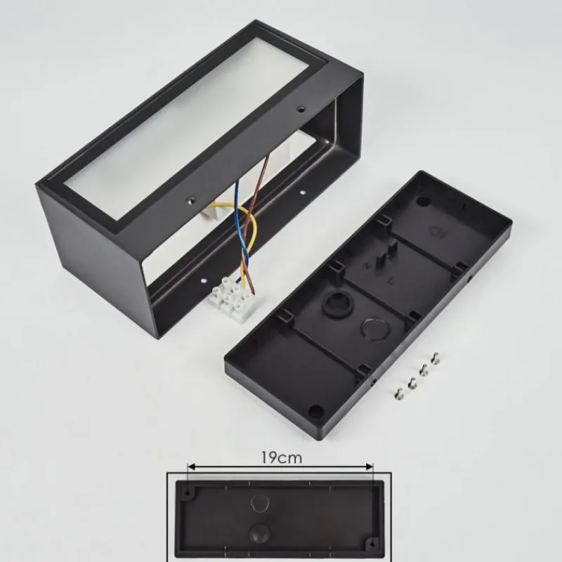 hofstein Applique murale d'extérieur Spidern LED Anthracite, 1 lumière, Changeur de couleurs