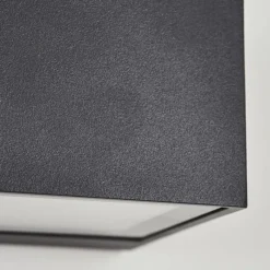 hofstein Applique murale d'extérieur Spidern LED Anthracite, 1 lumière, Changeur de couleurs