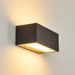 hofstein Applique murale d'extérieur Spidern LED Anthracite, 1 lumière, Changeur de couleurs