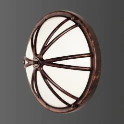 Luminaires LCD Applique murale d'extérieur LCD Ehringen Cuivre, Noir, 1 lumière, Détecteur de mouvement