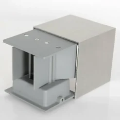 Luminaires Steinhauer Applique murale d'extérieur Steinhauer Muro LED Acier inoxydable, 2 lumières