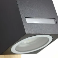 Lampes En Bois-Luminaires Brilliant Applique murale d'extérieur Brilliant Galeni Couleur bois, 1 lumière