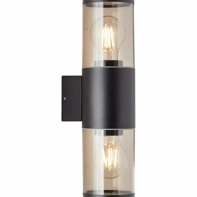 Luminaires Brilliant Applique murale d'extérieur Brilliant Sergioro Anthracite, 1 lumière