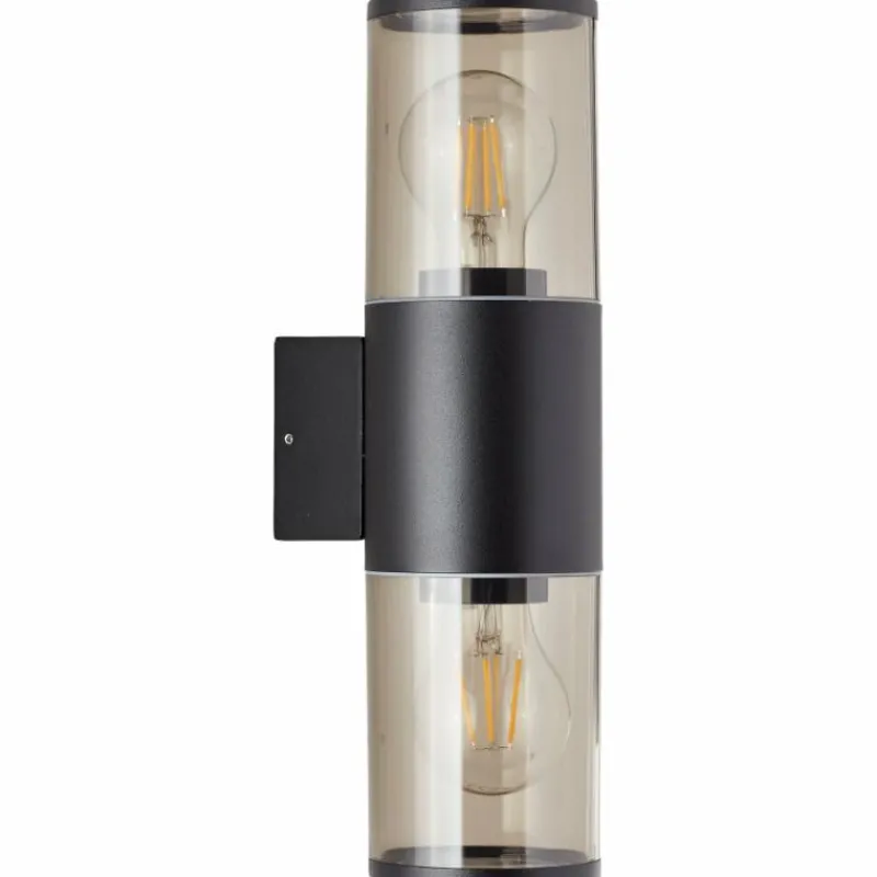 Luminaires Brilliant Applique murale d'extérieur Brilliant Sergioro Anthracite, 1 lumière