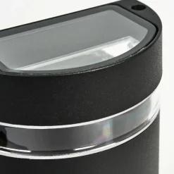 hofstein Applique murale d'extérieur Inglewood Noir, 2 lumières