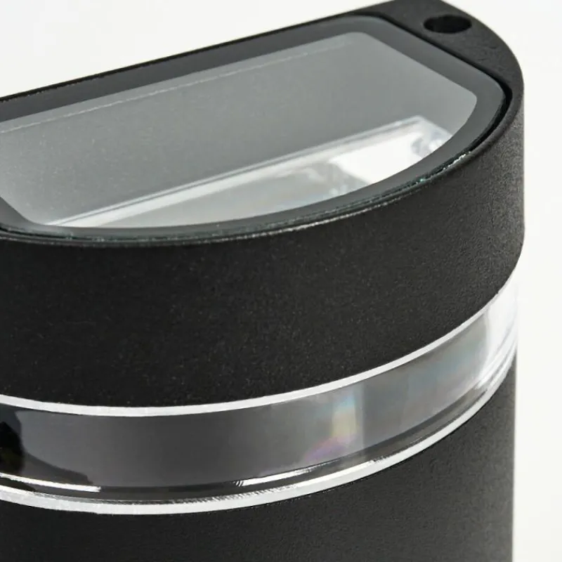 hofstein Applique murale d'extérieur Inglewood Noir, 2 lumières