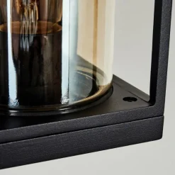 Lampes Vintages & Rétros-hofstein Applique murale d'extérieur Palanga Noir, 1 lumière