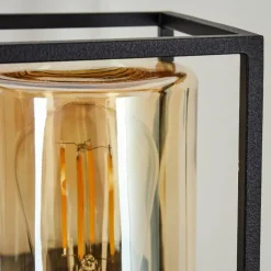 Lampes Vintages & Rétros-hofstein Applique murale d'extérieur Palanga Noir, 2 lumières