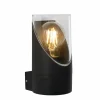 Luminaires Lucide Applique murale d'extérieur Lucide NORMAN Noir, 1 lumière