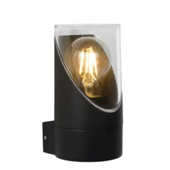 Luminaires Lucide Applique murale d'extérieur Lucide NORMAN Noir, 1 lumière