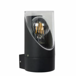 Luminaires Lucide Applique murale d'extérieur Lucide NORMAN Noir, 1 lumière
