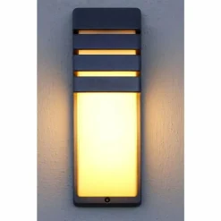 Luminaires Lutec Applique murale d'extérieur Lutec CITY Anthracite, 1 lumière
