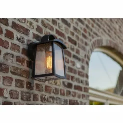 Luminaires Lutec Applique murale d'extérieur Lutec KELSEY Noir, 1 lumière