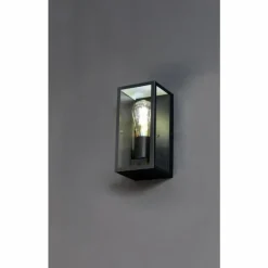 Luminaires Lutec Applique murale d'extérieur Lutec KARO Noir, 1 lumière