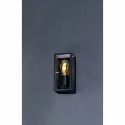 Luminaires Lutec Applique murale d'extérieur Lutec KARO Noir, 1 lumière